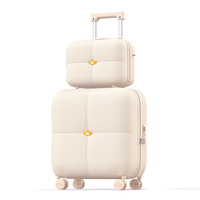 12 pouces Durable Portable Dur Cosmétique Cas Nouveau Design À La Mode Fermeture À Glissière Grand PC pour Maquillage Personnalisé Stockage Suspendu