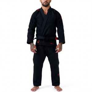 Kimono de BJJ Trimmy Negro para Hombre, Corte Regular, 100% Poliéster, Ligero, Ropa de Artes Marciales, Estilo Ultraligero para Adultos - Product Image 1