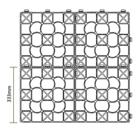 Grille stabilisatrice de gravier en plastique pour paddock d'équitation