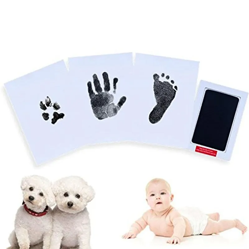Luxus-Haustier produkte Neue einzigartige Haustier Hund Katze Pfote Drucke Pad Neugeborene Baby Clean Recycelbare Inkless Hand druck und Footprint Ink Pad