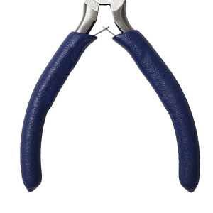 Wire Cutters Mini 4.5 Inch Chrome Vanadium Steel Smooth Jaw Plum Color Diy Pliers Tools - Product Image 1