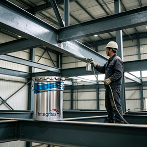 <span class=keywords><strong>Peinture</strong></span> époxy anti-corrosion haute résistance pour structures en acier et utilisation marine, application au pinceau, protection industrielle contre la rouille - Product Image 1