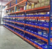 Scaffale a trave incrociata industriale dedicato per magazzini con supporto portante in acciaio per Pallet ripiani rivestiti in polvere