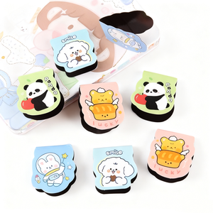 Wholesale Custom Magnetic Bookmarks Creative Animal Cute Funny Soft Magnetic Bookmark Promotional Gifts
