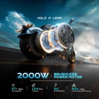 Eahora M1P EEC EU Stock Citycoco 60V 30Ah Elektrische 2000W Chopper 14-Inch Vetband Sportfiets Scooter Hydraulische Schijfremmen