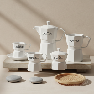 <span class=keywords><strong>Juego</strong></span> <span class=keywords><strong>de</strong></span> Tazas <span class=keywords><strong>de</strong></span> Café <span class=keywords><strong>de</strong></span> Cerámica Estilo Europeo, Diseño Moderno y Minimalista, Logotipo en Inglés, Estilo Lujoso, Alto Valor Estético, <span class=keywords><strong>Juego</strong></span> <span class=keywords><strong>de</strong></span> Té para el Hogar - Product Image 6