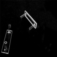 Cellule de cuvette de flux de quartz UV hautement transparente personnalisée Cellule de fluoromètre composée SIO2