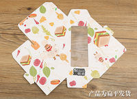 Boîtes à sandwich en carton jetables bon marché