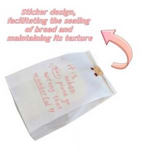 Sacs en papier blancs anti-graisse pour pain, biscuits, beignets, croissants, rouleaux de crêpes, appréciés des clients des restaurants - Product Image 5