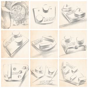 SANG Tools réduction tarifaire 30 # Lavina Double barre Segment diamant meulage bloc nivellement diamant meulage chaussures pour béton - Product Image 4