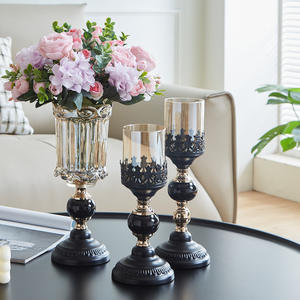 Candelabros de metal OEM para bodas, Navidad, Pascua y cumpleaños, diseño sin llama para marcas - Product Image 6