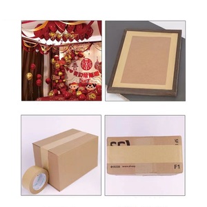 Pegatinas con logotipo personalizado Socio OEM Muestra gratuita Sellado de cartón Cinta de papel Kraft, cinta Kraft, papel Kraft blanqueado - Product Image 2