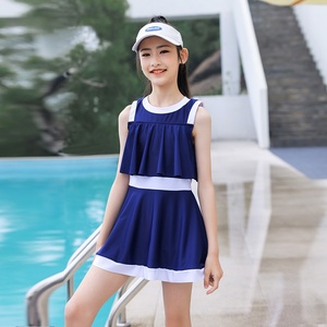 2025 New Style Girls <strong>Swimsuit</strong> Popular Foreign-Style Swimming Suit For 12-Year-Olds Big Kids Summer Hot Spring Outfit 1 Letter - Product Image 1