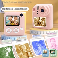 2-in-1-Kinderkamera Sofortiges Drucken und Aufzeichnen des tragbaren 1080P-HD-Video-Camcorders mit wiederauf ladbarem Akku Geschenk ideen für Kinder