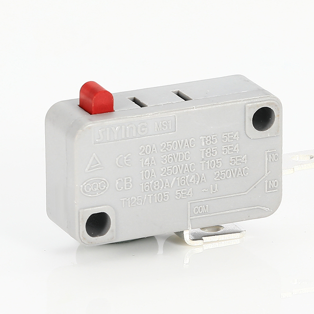 MS1/KW10 Mini Micro Switch 16A 250V Mechanical Life 2000000 Times