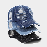 Nouvelle casquette de baseball en jean délavé de haute qualité, style vintage, unisexe, pour activités de plein air, décontractée, sportive, protection solaire