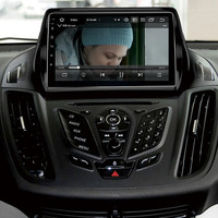 Autoradio multimédia sous Android, avec navigation GPS et Carplay, pour Ford Escape Kuga 2 2013 — 2017, 2 din