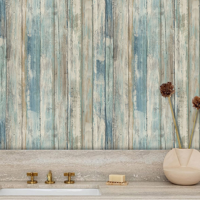 Fresh and simple blue-gray striped wallpaper,block for indoor background wall applications,wall cladding