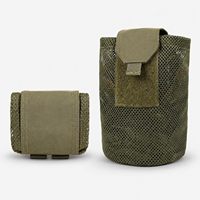 Pochette tactique pliable en maille MOLLE, sac utilitaire léger pour le récupération des magazines