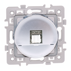 ซ็อกเก็ต RJ45หุ้มฉนวน FTP CAT6สี่เหลี่ยมสีเงินเกรด1ผลิตภัณฑ์เชื่อมต่ออีเธอร์เน็ต - Product Image 1