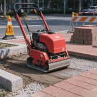 Compacteur réversible avec système d'entraînement par courroie à tension automatique, durée de vie 15 % plus longue, certifié ISO9001, prix direct usine