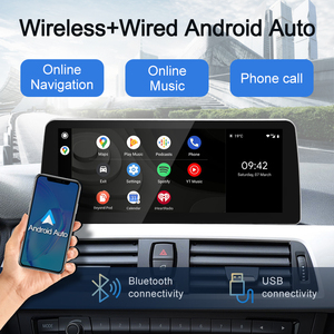 STWEI จอไร้สายขนาด 12.3 นิ้ว รองรับ AUTO CarPlay สำหรับรถยนต์ BMW ซีรีส์ 3/4 รุ่น F30 F31 F32 F33 ระบบ EVO Linux พร้อมบลูทูธ DSP และหน้าจอสัมผัส - Product Image 4