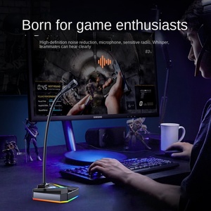 Đáng tin cậy cổ ngỗng <span class=keywords><strong>Microphone</strong></span> chơi game <span class=keywords><strong>Microphone</strong></span> <span class=keywords><strong>USB</strong></span> thông minh giảm tiếng ồn cho live streaming eSports - Product Image 3