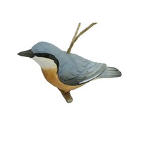 Oiseaux en bois faits à la main en gros, directement de l'usine, oiseaux en bois sculptés personnalisés, ornements d'oiseaux en bois sculptés