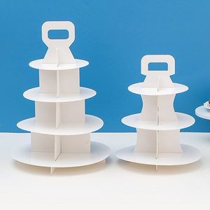 Customer Favorite Afternoon Tea Cupcake Uncovered Cake Stand Display Tray Cake Box - Product Image 3