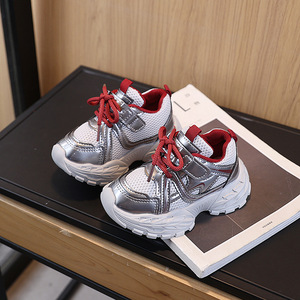 Zapatillas deportivas para niñas, estilo coreano, transpirables, ligeras, con doble malla, novedad de primavera, modelo Torre Dad. - Product Image 3