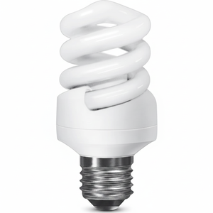 E27 (Thick) Spiral EXTRA MINI Supreme 13W 2700K 729lm Energy Saving Fluorescent Lamp with B22/E14 Base Pattern Tube - Product Image 2