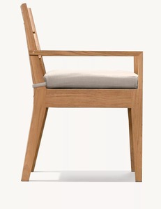 Conjunto de Banco de Madera para Jardín, Moderno y Versátil, para Hoteles, Parques, Patios, Silla Individual de Teca Maciza para Exteriores - Product Image 4