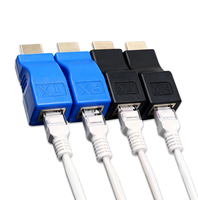 Extenseur HDMI Sipu Cat 5e/6 Réseau LAN 30M Extenseur vers RJ45 Ethernet 4K 2K Vidéo Transmetteur et Récepteur HDMI Extenseur