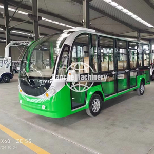 Oferta Especial Autobús Eléctrico de Baja Velocidad y 4 Ruedas con 18 Asientos, Minibús con Motor de CA de 11KW para Transporte Escolar - Product Image 1