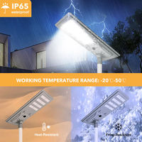 Lampadaire Solaire LED Haute Luminosité DC pour Autoroute, Boîtier en Aluminium, Étanche IP65, Extérieur, 300W 400W 500W, CRI90 6000K