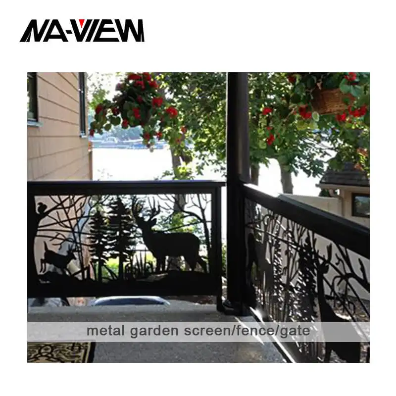 Pagar Logam Balkon Komposit Aluminium Aluminium Aluminium Aluminium Aluminium Antik Galvanis Industri Lama