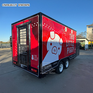 OEM Mobile Store Truck <b>Caravan</b> Coffee Ice Trolley Cart Roasted Chicken Food Trailer With Grill - Product Image 4