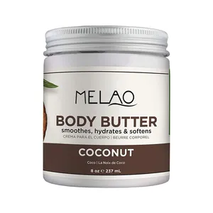 Moisturizing Organic Whipped Body Butter Morocco Lotion Skin Whitening Body Cream Coconut Wholesale Body Butter