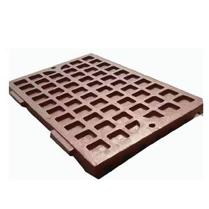 ZGMn13/18/22 높은 망간 강철 턱 플레이트 750*1060 돌 턱 크러셔 고정 이동식 내마모성 담금질 + 템퍼링 XIONGHOU - Product Image 3