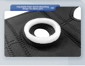 Bantalan pelindung yang dapat disesuaikan, pelindung pergelangan kaki tenis, penopang siku dan siku - Product Image 5