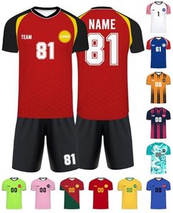 Ensemble de maillots de football personnalisés sublimés pour hommes, manches courtes, respirant, en polyester, uniformes de football toutes saisons, vêtements d'équipe pour adultes - Product Image 6