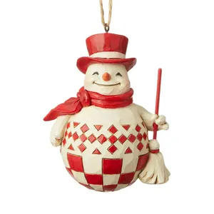 تمثال الشجرة الكريسماس الشمالية ديكورات شخصية نول شخصية snowman معلقة جودة عالية ديكورات المنازل مصنوعة من الراتنج