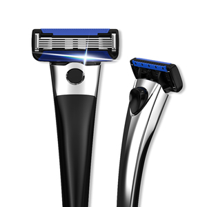Neues Design 5-lagige Klinge Rasiermesser Metall griff Rasiermesser Rasiermesser Dreifach Rasiermesser Edelstahl <span class=keywords><strong>Bade</strong></span> - Product Image 5