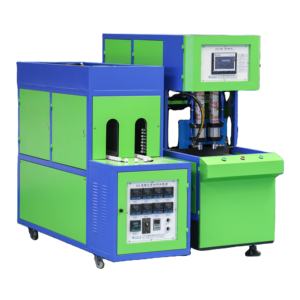 Una máquina sopladora de botellas semiautomática ocupa un área pequeña de 800-1100 botellas por hora. El servicio posventa está garantizado. - Product Image 1