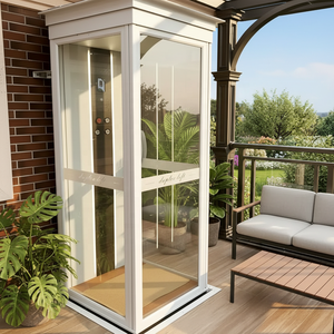 ลิฟต์บ้านราคาประหยัดแบบ 2 ชั้น ลิฟต์ขนาดเล็กสำหรับบ้านพักอาศัย ลิฟต์ไฮดรอลิกสำหรับวิลล่า ลิฟต์บ้านขนาดเล็กสำหรับใช้ภายในและภายนอกอาคาร - Product Image 1