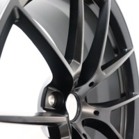 Jantes en alliage d'aluminium 6061-T6 forgées sur mesure, 18, 19, 20 pouces, noir brillant, design 763M CS, pour BMW M2 M3 M4, jantes de voiture