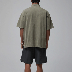 Camiseta Premium con Lavado Ácido, 100% Algodón, Peso Pesado, 300 GSM, Estilo Vintage, Holgada, Ropa Urbana para Hombre y Mujer - Product Image 2