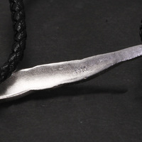 Bracelet en argent 925 vintage avec cordon ciré, fermoir magnétique, LOL XAYAH RAKAN, multi-couches, plume, feuille, bijoux de couple, DIY