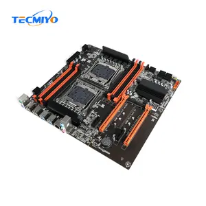 Tecmiyo X99 Dual Cpu Gaming Moederbord Ondersteuning Dual Xeon E5 Lga2011-3 Cpu Moederbord 256G Dual-Channel Ddr4 Met M.2