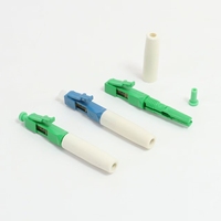 Factory Price FTTH LC UPC APC Fiber Optic Fast Connector Pre-embedded Single Mode Optical Fiber Quick Connector for Drop Cable